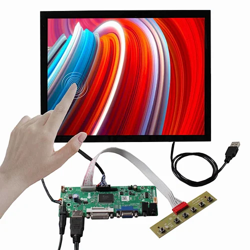 Carte Contrôleur LCD VGA DVI HDMI Pour écran 19" DV190FBM-NB0 - Résolution 1920x360 - Alimentation 3.3V - 30 Pins